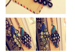 歐式復(fù)古與東方韻味 鑲寶石孔雀項(xiàng)鏈的時(shí)尚魅力